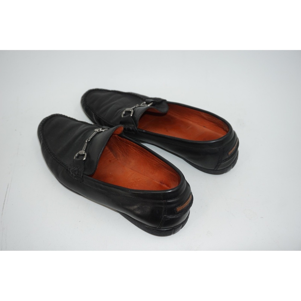 Peter Millar‎ Shoes Mens Size 11 Black Leather Bit Loafers Driving Slip On Dress - Picture 2 of 7